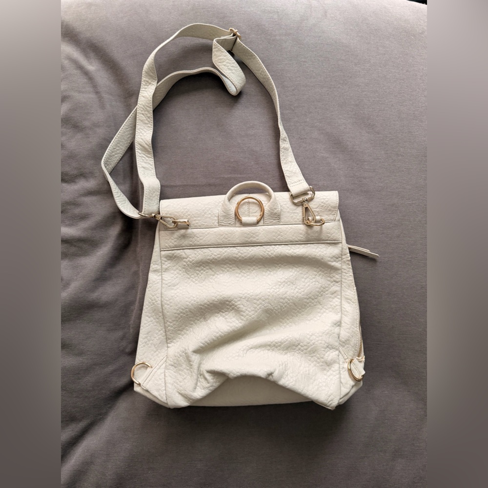 POVERTY FLATS by rian Cream Satchel - Picture 5 of 9